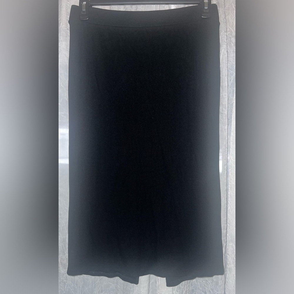Marine Layer black Lexi ribbed midi skirt size XL - Picture 4 of 9